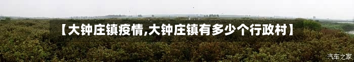 【大钟庄镇疫情,大钟庄镇有多少个行政村】