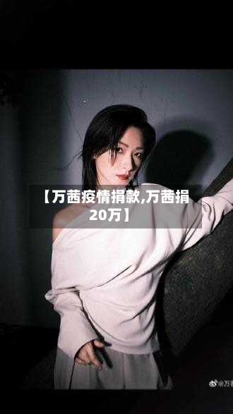 【万茜疫情捐款,万茜捐20万】