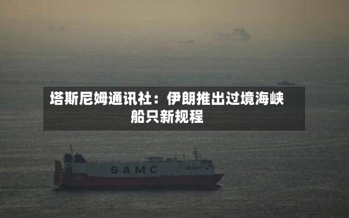 塔斯尼姆通讯社：伊朗推出过境海峡船只新规程